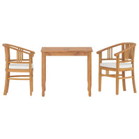 Thumbnail for 3-tlg. Garten-Essgruppe Massivholz Teak