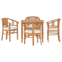 Thumbnail for 5-tlg. Garten-Essgruppe Massivholz Teak