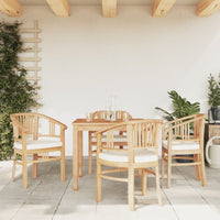 Thumbnail for 5-tlg. Garten-Essgruppe Massivholz Teak