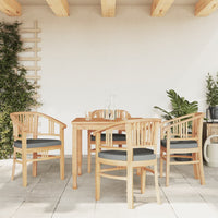Thumbnail for 5-tlg. Garten-Essgruppe Massivholz Teak