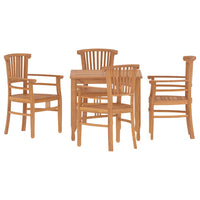 Thumbnail for 5-tlg. Garten-Essgruppe Massivholz Teak