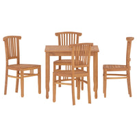Thumbnail for 5-tlg. Garten-Essgruppe Massivholz Teak