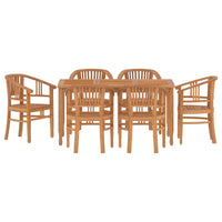 Thumbnail for 7-tlg. Garten-Essgruppe Massivholz Teak