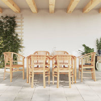 Thumbnail for 7-tlg. Garten-Essgruppe Massivholz Teak