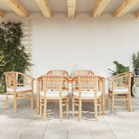 Thumbnail for 7-tlg. Garten-Essgruppe Massivholz Teak