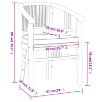 Thumbnail for 5-tlg. Garten-Essgruppe Massivholz Teak