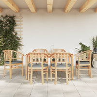 Thumbnail for 7-tlg. Garten-Essgruppe Massivholz Teak