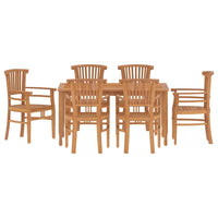 Thumbnail for 7-tlg. Garten-Essgruppe Massivholz Teak