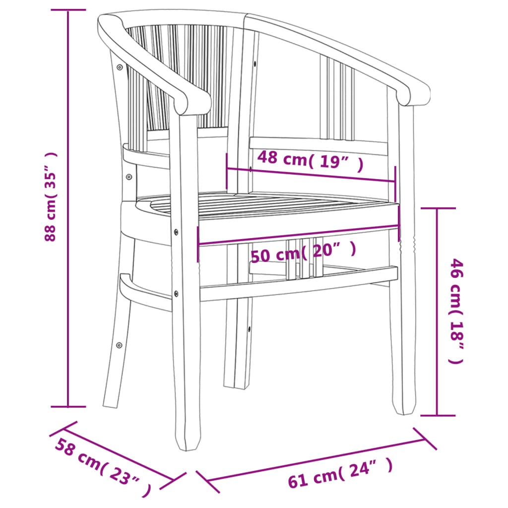 9-tlg. Garten-Essgruppe Massivholz Teak