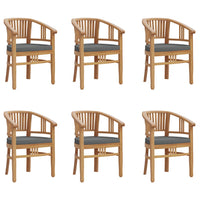 Thumbnail for 7-tlg. Garten-Essgruppe Massivholz Teak