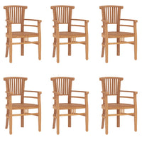 Thumbnail for 7-tlg. Garten-Essgruppe Massivholz Teak