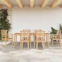Thumbnail for 7-tlg. Garten-Essgruppe Massivholz Teak