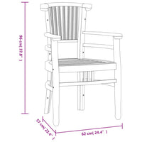 Thumbnail for 9-tlg. Garten-Essgruppe Massivholz Teak