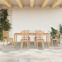 Thumbnail for 7-tlg. Garten-Essgruppe Massivholz Teak