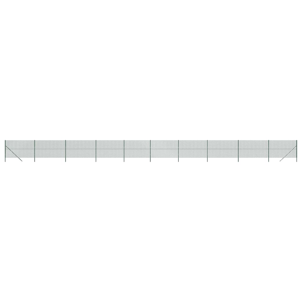 Maschendrahtzaun Grün 1,8x25 m