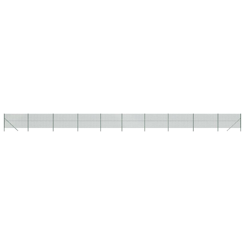 Maschendrahtzaun Grün 2x25 m