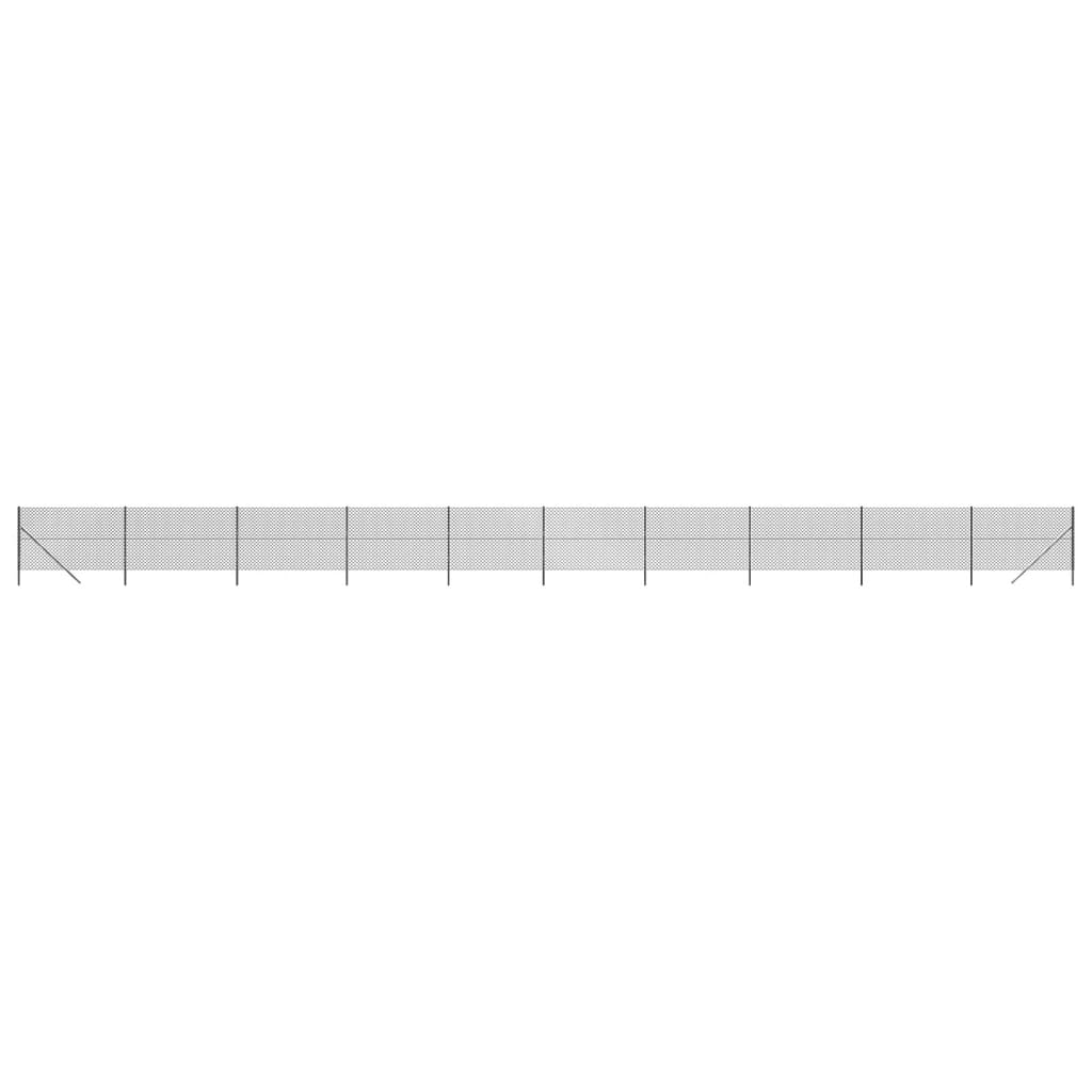 Maschendrahtzaun Anthrazit 1,4x25 m