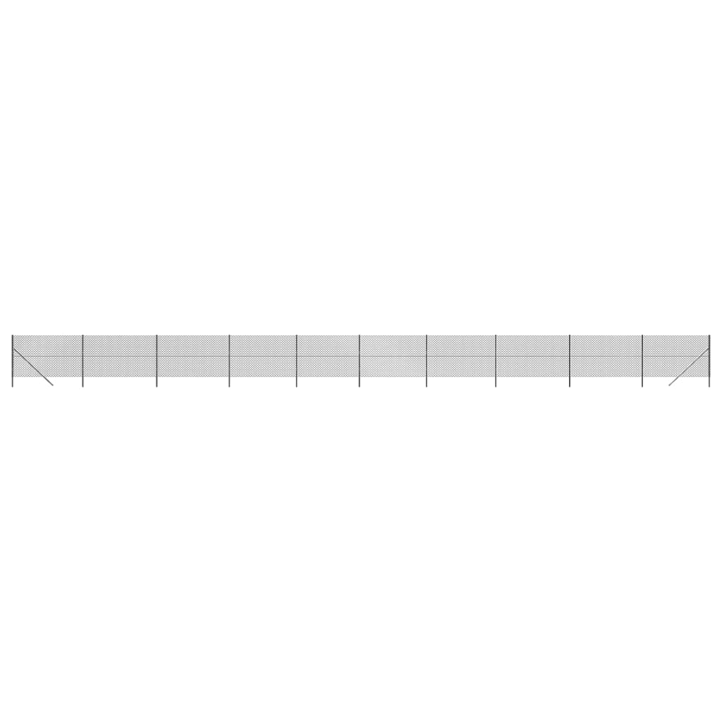 Maschendrahtzaun Anthrazit 1,8x25 m