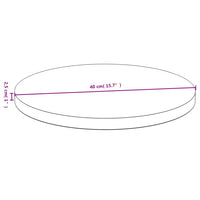 Thumbnail for Tischplatte Ø40x2,5 cm Bambus