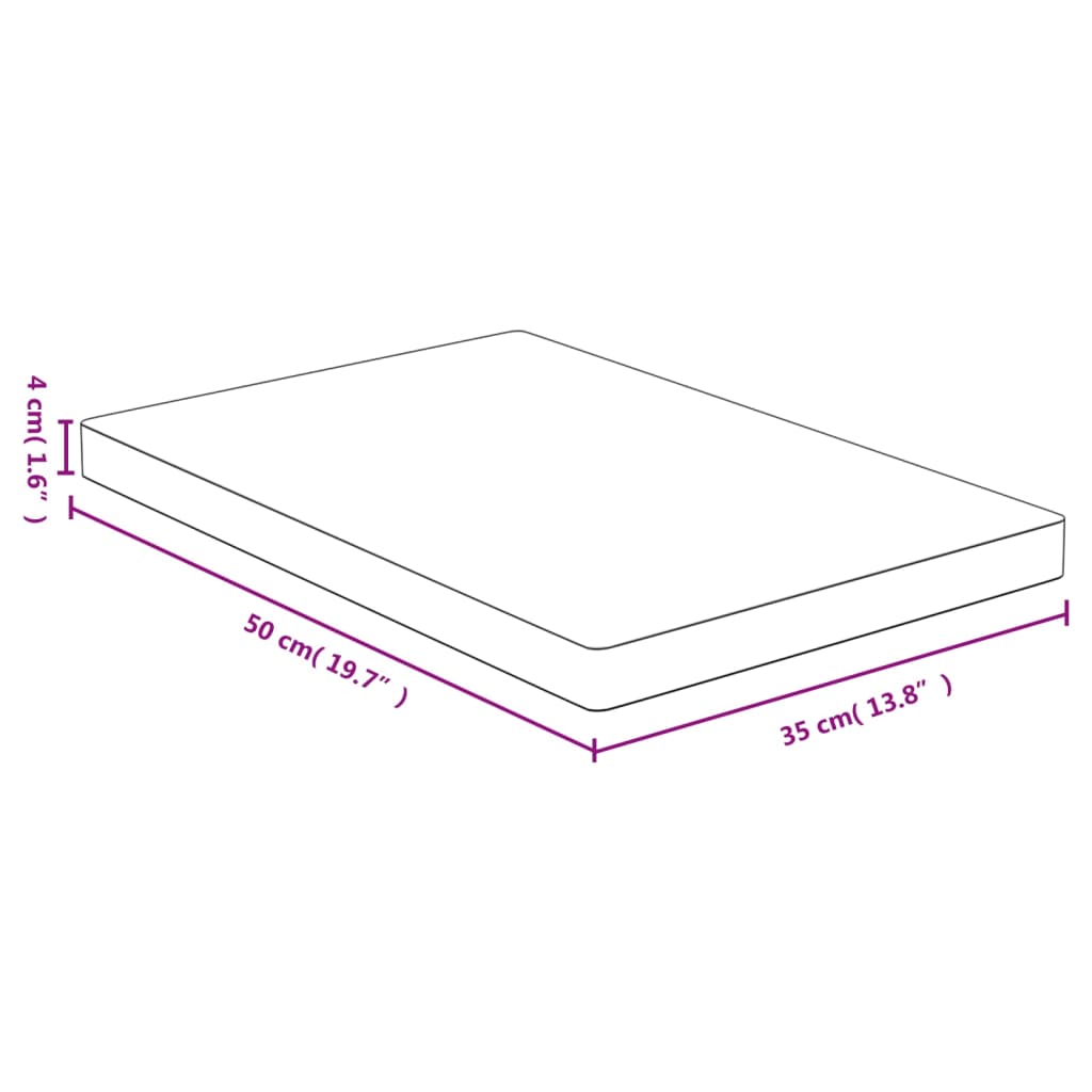 Schneidebrett 35x50x4 cm Bambus