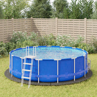 Thumbnail for Pool-Bodentuch Hellgrau Ø458 cm Polyester Geotextil