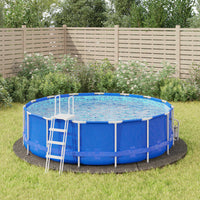 Thumbnail for Pool-Bodentuch Hellgrau Ø396 cm Polyester Geotextil