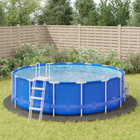 Thumbnail for Pool-Bodentuch Hellgrau Ø500 cm Polyester Geotextil
