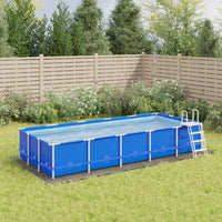 Thumbnail for Pool-Bodentuch Hellgrau 550x280 cm Polyester Geotextil