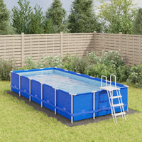 Thumbnail for Pool-Bodentuch Hellgrau 640x321 cm Polyester Geotextil
