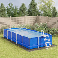 Thumbnail for Pool-Bodentuch Hellgrau 750x370 cm Polyester Geotextil