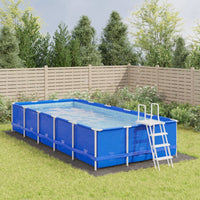 Thumbnail for Pool-Bodentuch Hellgrau 820x420 cm Polyester Geotextil
