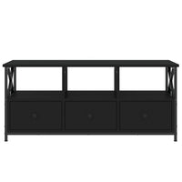 Thumbnail for TV-Schrank Schwarz 102x33x45 cm Holzwerkstoff und Eisen