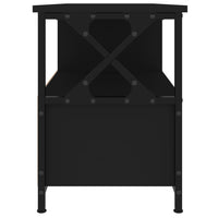 Thumbnail for TV-Schrank Schwarz 90x33x45 cm Holzwerkstoff & Eisen