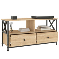Thumbnail for TV-Schrank Sonoma-Eiche 90x33x45 cm Holzwerkstoff & Eisen