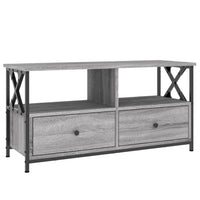 Thumbnail for TV-Schrank Grau Sonoma 90x33x45 cm Holzwerkstoff & Eisen