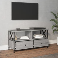 Thumbnail for TV-Schrank Grau Sonoma 90x33x45 cm Holzwerkstoff & Eisen