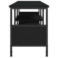 Thumbnail for TV-Schrank Schwarz 100x35x45 cm Holzwerkstoff & Eisen