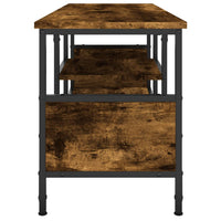 Thumbnail for TV-Schrank Räuchereiche 100x35x45 cm Holzwerkstoff & Eisen