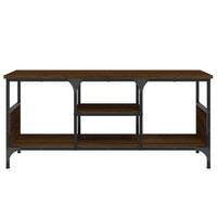 Thumbnail for TV-Schrank Braun Eichen-Optik 100x35x45cm Holzwerkstoff & Eisen