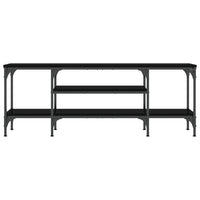 Thumbnail for TV-Schrank Schwarz 121x35x45 cm Holzwerkstoff & Eisen