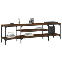 Thumbnail for TV-Schrank Braun Eichen-Optik 161x35x45cm Holzwerkstoff & Eisen