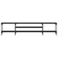 Thumbnail for TV-Schrank Schwarz 201x35x45 cm Holzwerkstoff & Eisen