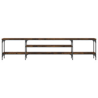 Thumbnail for TV-Schrank Räuchereiche 201x35x45 cm Holzwerkstoff & Eisen