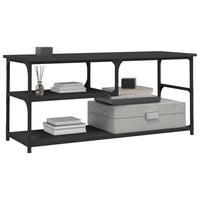 Thumbnail for TV-Schrank Schwarz 103x38x46,5 cm Holzwerkstoff und Stahl