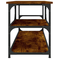 Thumbnail for TV-Schrank Räuchereiche 103x38x46,5 cm Holzwerkstoff und Stahl
