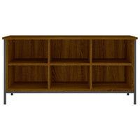 Thumbnail for Schuhregal Braun Eichen-Optik 100x35x50 cm Holzwerkstoff