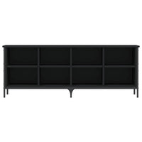 Thumbnail for Schuhregal Schwarz 131x35x50 cm Holzwerkstoff