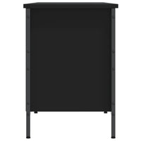 Thumbnail for Schuhregal Schwarz 131x35x50 cm Holzwerkstoff