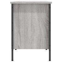 Thumbnail for Schuhregal Grau Sonoma 131x35x50 cm Holzwerkstoff