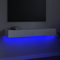 Thumbnail for TV-Schrank mit LED-Leuchten Weiß 120x35x15,5 cm